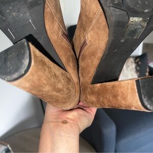 Aldo Brown Suede Ankle Booties